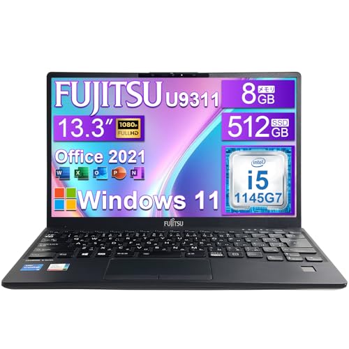 �y�����ςݕi�z�m�[�g�p�\�R�� U9311 13.3�C���` �t��HD(1920×1080)/Core i5?1145G7(1.1GHz)/������8GB /Web�J��������/SSD 512GB/HDMI/Wi-Fi/�L��LAN�|�[�g����/Bluetooth/W