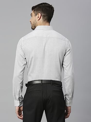 Image of Thomas Scott Men's Cotton Slim Fit 100% Formal Shirt with Spread Collar and Full Sleeves