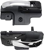 Garage-Pro Interior Door Handle SET Compatible with 2007-2010 Jeep Compass, Fits 2007-2008 Jeep Patriot, Fits 2007-2009 Dodge Caliber Front or Rear, Driver and Passenger Side Chrome