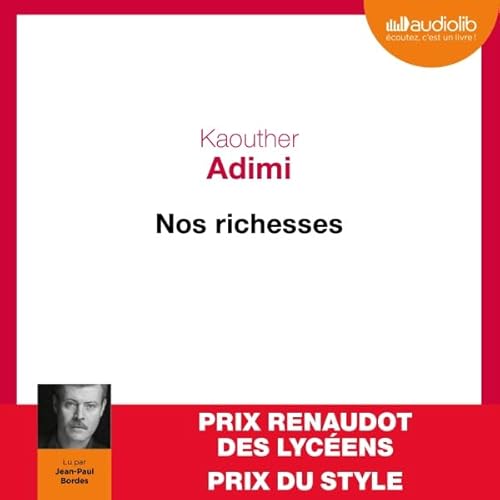 Nos richesses Audiolivro Por Kaouther Adimi capa