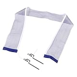 Durabilité : fabriqué en fer et en polyester, ce poteau de filet est conçu pour résister à une utilisation régulière, garantissant une fiabilité à long terme. équipement de tennis de table, accessoires pour raquettes de ping-pong