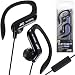 JVC HAEBR80B Sports Clip Headphones (Black)