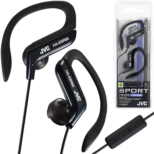 JVC HAEBR80B Sports Clip Headphones (Black)