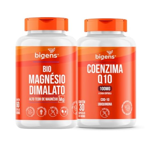 Kit Coenzima Q10 + Bio Magnésio Dimalato, Biogens