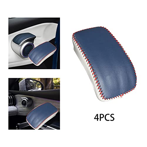 Ronyme 4x Capa Protetora de Maçaneta de Porta Automática para Atto, 4 Azul Branco