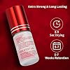 Sensitive Eyelash Extension Glue - No Fume, 6-7 Weeks Retention, Extra Strong Professional & Individual Lash Glue. 5 ml