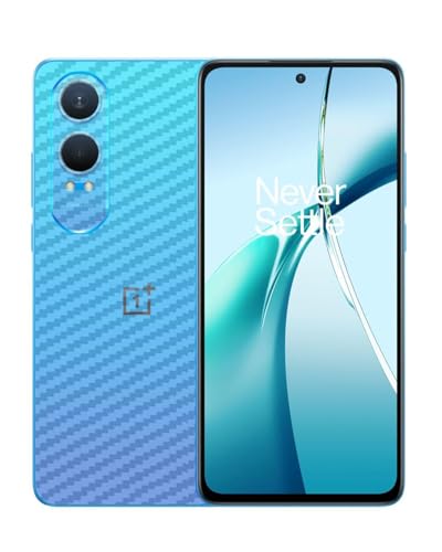 Image of Compatible with OnePlus Nord CE 4 Lite 5G Back Skin Sticker /Vinyl wrap /Protective Film Mobile Skin Carbon Fiber Transparent by Candeal Mizhan (only Back)