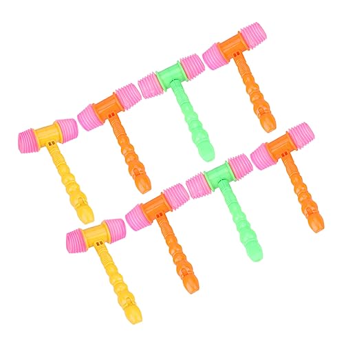 Yardwe 8pcs Pounding Hammer Plaything for Hand Training Parent Interaction Fun Party Prop Cheering Tool Random Colors Random Color