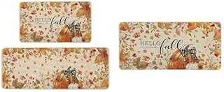 Baccessor Fall Kitchen Rugs and Doormat, Seasonal Holiday Home Decor