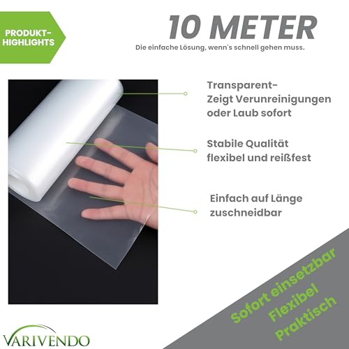 Fallrohrprovisorium 10m Dachrinnenschlauch Fallrohrersatz Regenrinnenschlauch