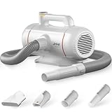 JirPet Dog Dryer for Pet Grooming, Professional 5.0HP/2400W High Velocity Dog Hair Dryer for Grooming, Pet Hair Force Dryer with 3 Temp & Stepless Airflow, Wall-Mount & Portable for Pet Grooming Salon