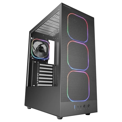 Caja ATX Mars Gaming MC-Nebula elimina el calor de tu ordenador con frontal mesh