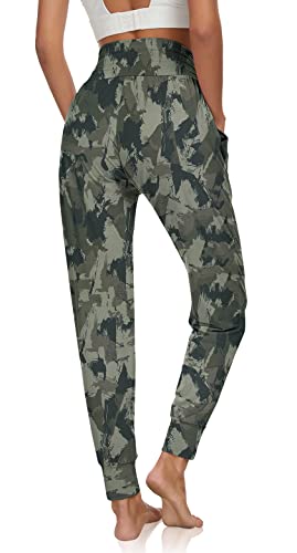 Image of UEU Women's Cozy Yoga Joggers Pants Loose Workout Sweatpants Comfy Lounge Pants with Pockets