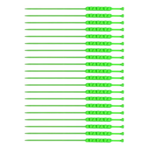 Vitsrisea - Cadenas de nieve de fijación rápida, 20 piezas reutilizables, antideslizantes, nailon, puntas de tracción, neumáticos por invernaderos, para uso en invierno, camiones de hielo, desvío