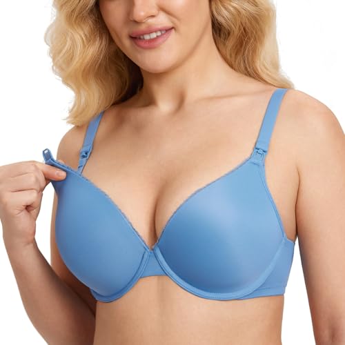 Image of Gratlin Women's Underwire Nursing Bras Support Full Coverage Lightly Padded Maternity Bra for Breastfeeding