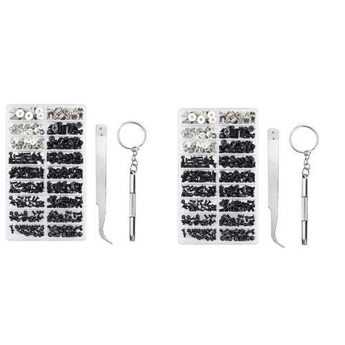 NJTHNTJR Juego Surtido de Tornillos para PC de 710 Piezas M2 M3 M2.5 Tornillos para Computadora HDD M.2 Tornillos SSD para ReparacióN de Computadora PortáTil Universal