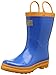 Hatley Boys' Royal Blue and Orange Rain Boots