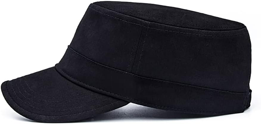 Malaxlx 2 Pack Cadet Army Cap Military Hat for Men Women Adjustable Cotton Flat Top - Image 7