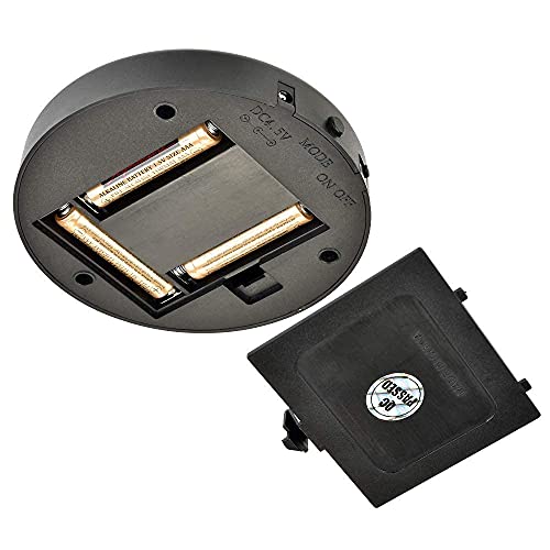 ASENTE 4 LED Light Base - Color Changing Lights w/Mirror Top Round Stand - Illuminated Holder for Gemstones, Crystals, and Art Glass - AC/USB Adapter