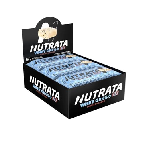 NUTRATA WHEY GREGO 40G DISPLAY C/ 12 BARRAS - COOKIES & CREAM