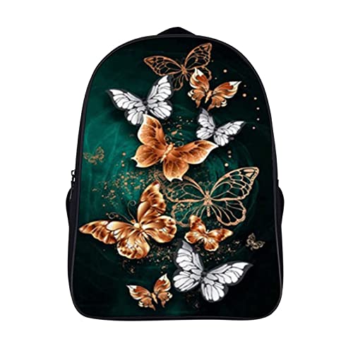 Sac à dos scolaire enfant papillon stylé pour le collège et les sorties