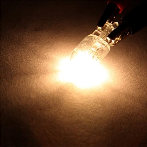 ECCPP Instrument Cluster Dash Panel Lights with Twist Lock Socket T10 White Halogen Lights Bulbs T10 socket 5/8“ W5W 147 152 158 159 161 168 184 192 193 259 280 285 447 464 501 555 558 585 655 656