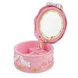 【Regalo perfecto】 El joyero musical de juguete es un regalo perfecto para las niñas. Es un regalo especial y original para tus hijos. Dale este joyero musical a tus hijos en la fiesta de cumpleaños, ¡a ella le encantará!