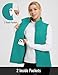 baleaf Vest for Women Winter Warm Puffer Lightweight Vests Water Resistant Sleeveless Running Jackets Padded Coat Green S