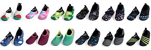 L-RUN Baby Water Shoes Barefoot Skin Aqua Sock Swim Shoes for Beach Swim Pool