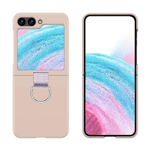 Coque Samsung Z Flip 3 silicone antichoc avec anneau de maintien pratique