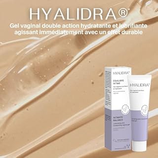 Hyalidra Gel Intime Hydratant Lubrifiant Femme | Acide Hyaluronique | Sécheresse Vaginale | Sans Hormones | Applicateur Inclus | Utilisation Externe et Interne | Dispositif Médical | 30 ml