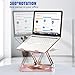 JOYEKY Laptop Stand for Desk, Adjustable Computer Stand with 360° Rotating Base, Ergonomic Laptop Riser for Collaborative Work, Foldable & Portable Laptop Stand, fits for All 10-16