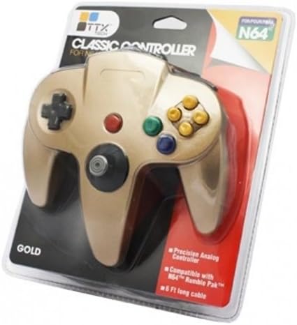 TTX N64 - Controller OG - Gold - Nintendo 64