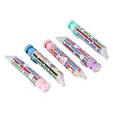 8 Crayons de Presse en Couleur, Sûrs et Non Toxiques, Excellent Choix pour la Peinture pour Enfants, 8 Couleurs, Conception Simple, Lissage de l'écriture avec un Support Confortable, Vive et Riche,