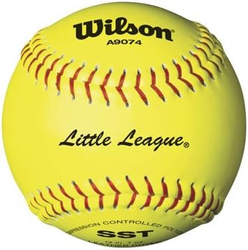 Wilson Sporting Goods A9274 Little League Softball (12-Pack), 11-Inch, Optic Yellow (WTA9274BSST)