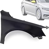 CarPartsDepot, Front Passenger Right Side Fender Panel Primered Steel Without Side Lamp Hole RH, 371-451124-02 VW1241142 5C6821106