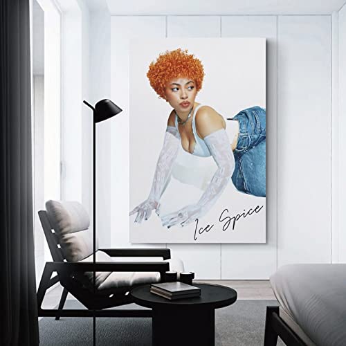 Ice Spice Poster Music Posters Canvas Art Poster And Wall Art Picture Print Modern Family Bedroom Decor Posters 12X18Inch(30X45Cm) #TOP2