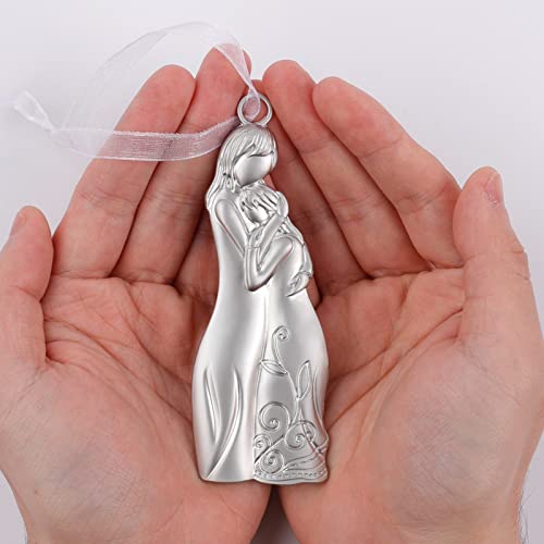 Gifts For Mom From Daughter - Mother Embracing Daughter Ornament With Sentiment, Gift For Mother's Day Thanksgiving Christmas, Birthday Gifts For Mom, Wedding Gift From Mother To Bride #TOP2