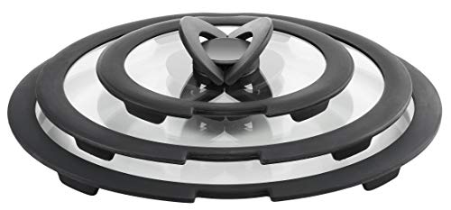 Lagostina Essential Cookware Set, Aluminium, Black, 14-Piece Second Image