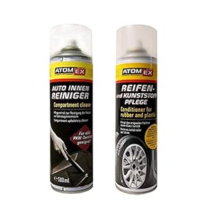 XADO Set for interior care and plastic care – 1 x AtomEx interior cleaner + 1 x tyre and plastic care.