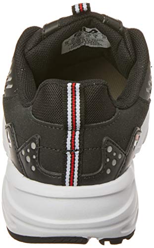 Fila Rippler, Tênis Masculino, Preto/Branco/Vermelho, 38