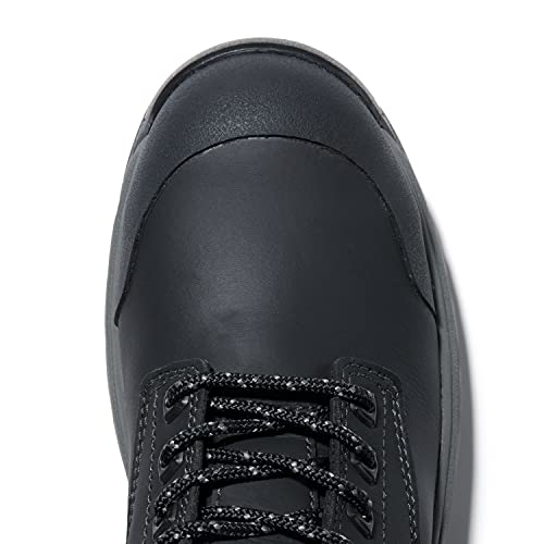 Timberland PRO Men's Stockdale 6 Inch Alloy Safety Toe GripMax Industrial Slip Resistant Boot, Black Raptek, 4M