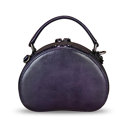 Image of Genuine Leather Small Purses for Women Crossbody Bag Vintage Handmade Phone Bags with Strap | Small