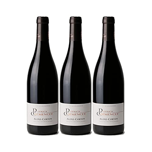 Aloxe-Corton Rouge 2019 - Patrick Clémencet - Vin AOC Rouge de Bourgogne - Lot de 3x75cl - Cépage Pinot Noir Cover