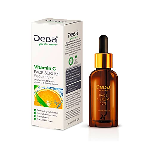 DeBa Face Serum with 15% Pure Vitamin C and Tomato Extract 1 x 30 ml
