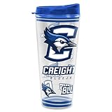 Rico Industries NCAA Creighton Bluejays Double Wall 20oz Tritan Tumbler