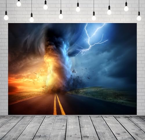 Fond de studio photo orage et tornade pour Halloween - 2