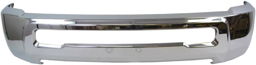 for Dodge for Ram 2500/3500 2010,for Ram for 2500/3500 2011-2018 Front Bumper Bar Chrome w/o Fog Lamp Hole
