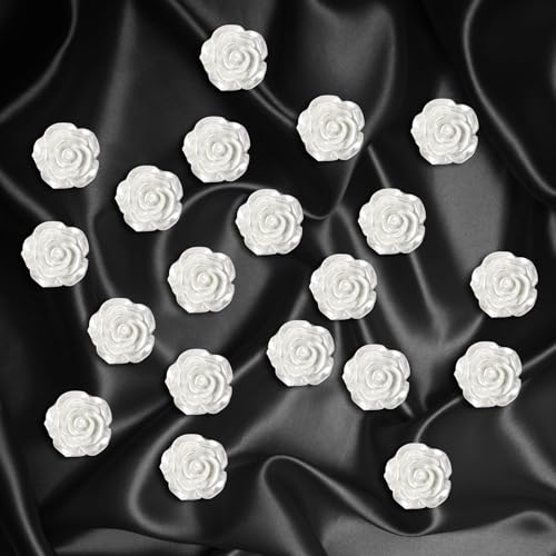 Image of 20 Pcs Enamel Rose Flowe Brooches Pins for Women Colorful Floral Brooch Flower Lapel Pin Badge Crafts Breastpin Jewelry Gift for Women Men Clothing Bags Backpacks Jackets Hat