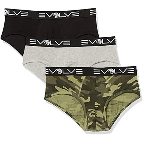 Evolve Men's Cotton Stretch No Show Briefs Cover